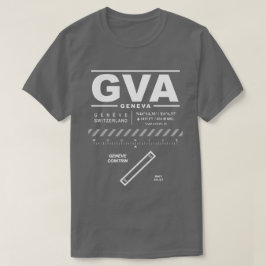Aeroporto de Cointrin de Genebra - T-Shirt GVA