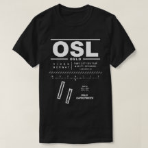 Aeroporto de Oslo Gardermoen OSL T-Shirt
