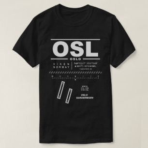 Aeroporto de Oslo Gardermoen OSL T-Shirt