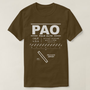 Aeroporto de Palo Alto PAO T-Shirt