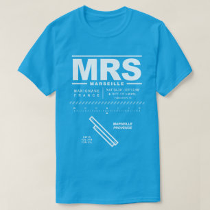 Aeroporto de Provença de Marselha MRS T-Shirt