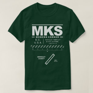 Aeroporto do Condado de Berkeley MKS T-Shirt