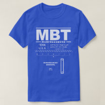 Aeroporto Municipal de Murfreesboro MBT T-Shirt
