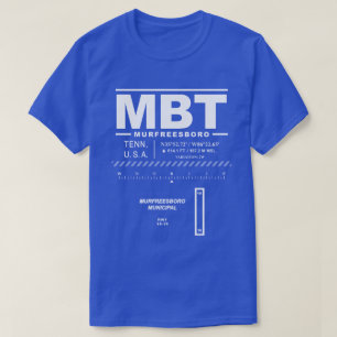 Aeroporto Municipal de Murfreesboro MBT T-Shirt