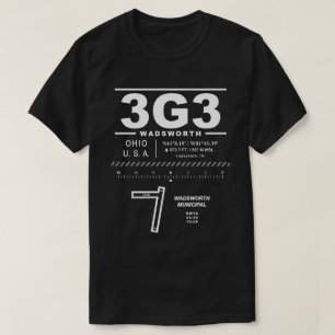 Aeroporto Municipal Wadsworth 3G3 T-Shirt