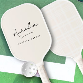 Aestético Country Club Strips Xadrez Nome Monogram