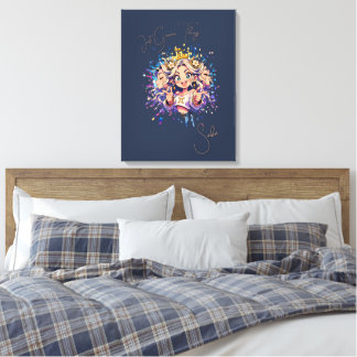 Aesthetic Gemini Anime Custom Canvas Art