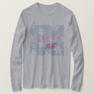 AF feminista - camiseta de manga longa