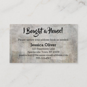 Afastado, Russo "Comprei uma Casa!" Cartão