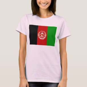 Afeganistão Flag x Map T-Shirt