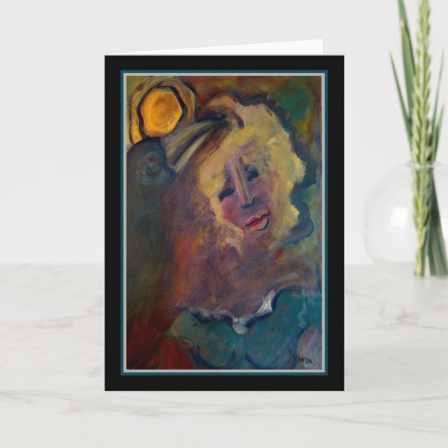 Afeição do corvo - cartão original da arte (Frente)