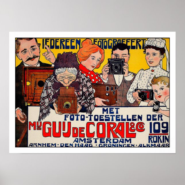Affiche Advertising Poster - Câmeras 1901 (Frente)