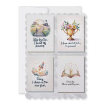 Afirmação de Cartões de Positividade com 8 Cotação