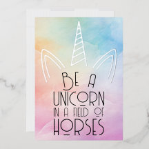Afirmação do Rainbow Pastel Unicorn