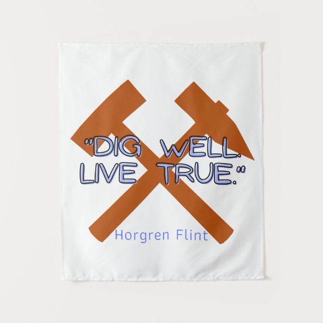 Afirmação em Pedra Cardíaca - Pequena Tapeçaria (Frente)