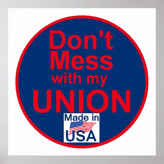 AFL UNIONS POSTER IMPRESSÃO (Frente)