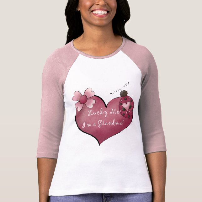 Afortunado mim eu sou camiseta e presentes de uma (Frente)