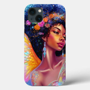 África-americana Angel Lady Fantasy Art