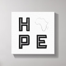 África Esperança Canvas Arte