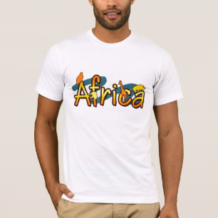 África na moda camisetas masculinas esfria e da