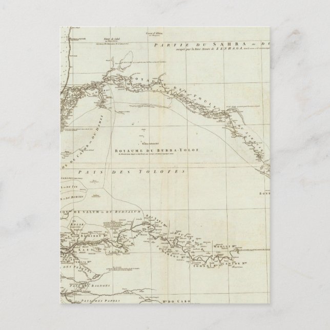 África Ocidental com Notas Geográficas (Frente)