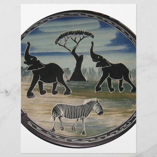 África Quênia Lindo e Legítima Vida Selvagem (Frente)