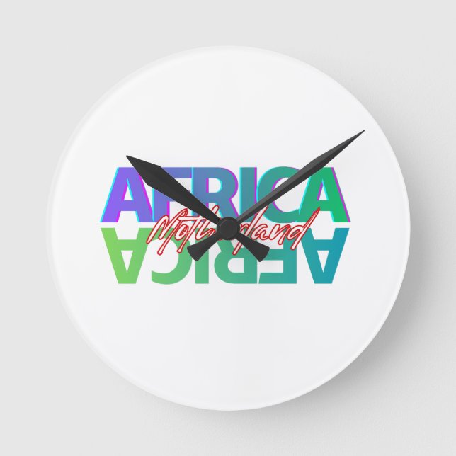 ÁFRICA: Terra Mãe - Relógio de Parede (Frente)
