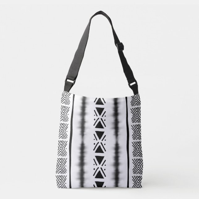 African Design White Tote Bag (Frente)