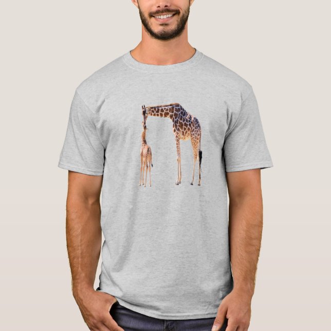 African Giraffe T-Shirts (Frente)