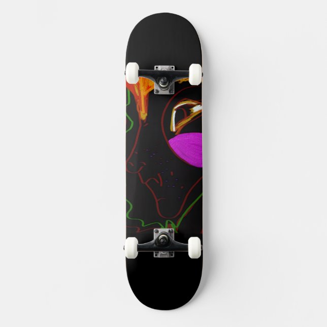 African Phoenix Rising Skateboard (Frente)