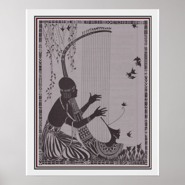 Afro Art Deco Impressão 16x20 ca. 1927 (Frente)
