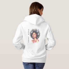Afro Beauty with Butterflies – Watercolor T-Shirt
