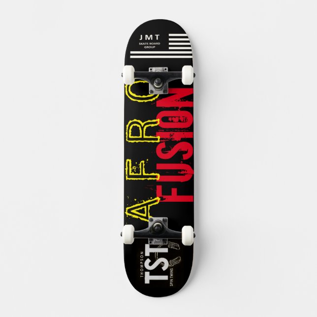 AFRO FUSION JMT USA skateboard (Frente)