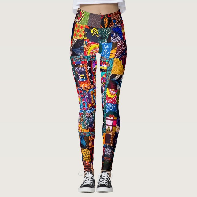 Afro-me dos Leggings Impressão (Frente)