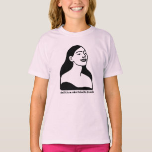 Afro-Mulher Silhouette T-Shirt