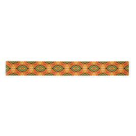 Afro Pop Colorful Kente Design Satin Ribbon