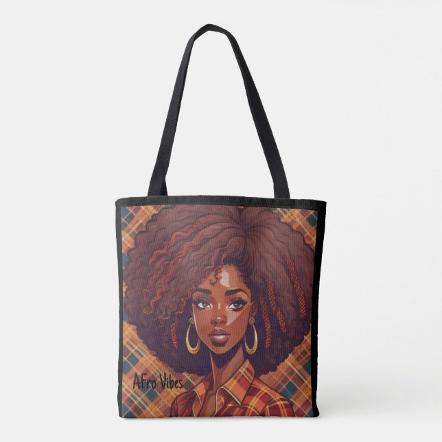 Afro Vibes bolsa para a vida (Verso)