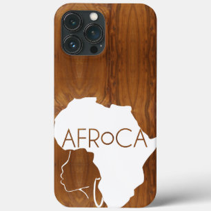 AFRoCA FEMALE Afro mais África Parede de grãos de 