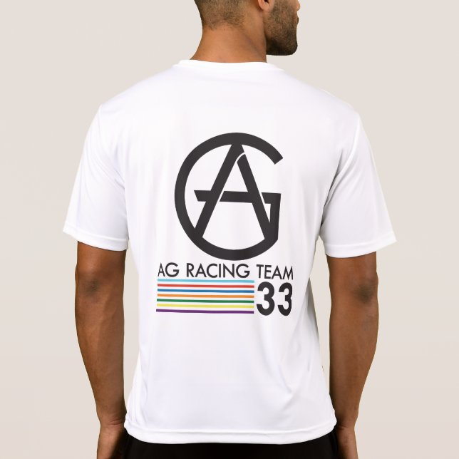 AG que COMPETE o t-shirt (Verso)