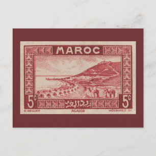 Agadir, Marrocos - Cartão postal