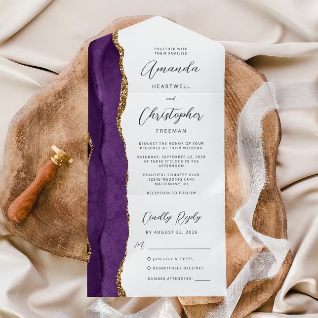 Ágata Roxo Dourado Script (Criador carregado)