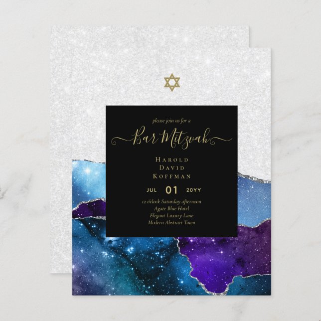 AGATE Dourado MITZVAH (Frente/Verso)