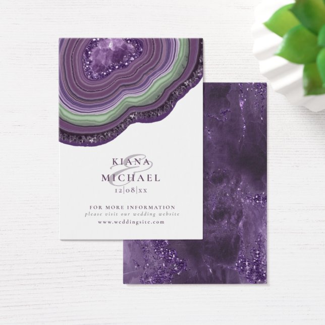 Agate Geode Glitter Wedding ID647 (Mesa)