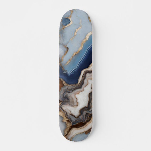 Agate Marble Skateboard (Frente)