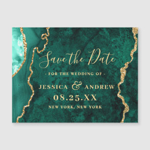 Agate verde do ouro Salve a placa magnética de dat