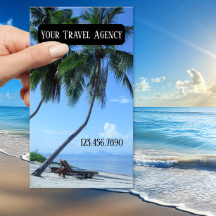Agência de Viagem Tropical Cartão de visita
