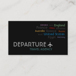 Agência Viagem, Agente, Cartão de visita de Férias