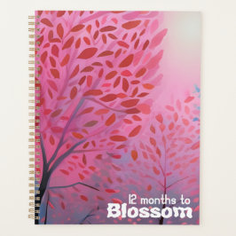Agenda 12 meses para Blossom Planner