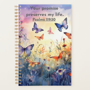 Agenda 1 Peter 5:7 Escritura Ele se importa com você Flor