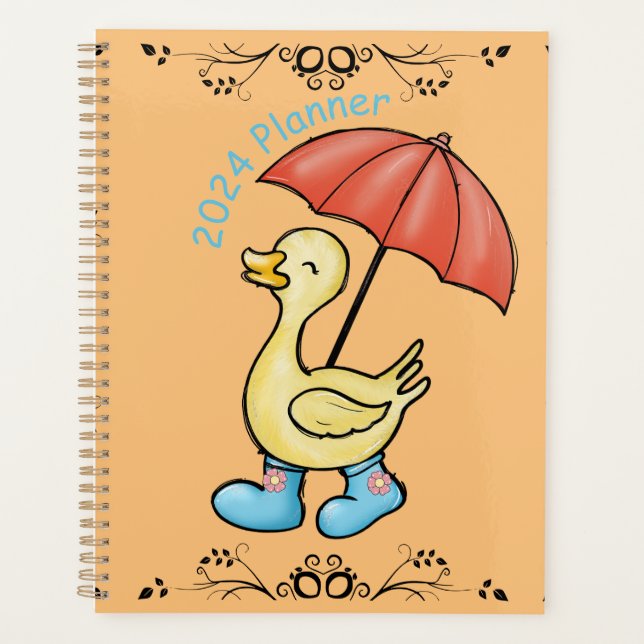 Agenda 2024 Duck in Rain Boots (Frente)